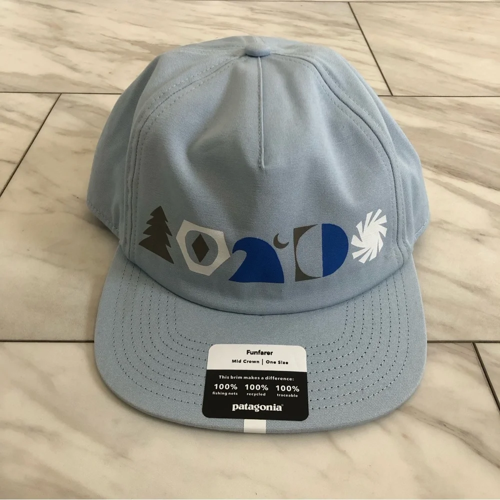 Patagonia Unisex Spirited Seasons Funfarer 'Steam Blue' Cap 38363-FA22 OS